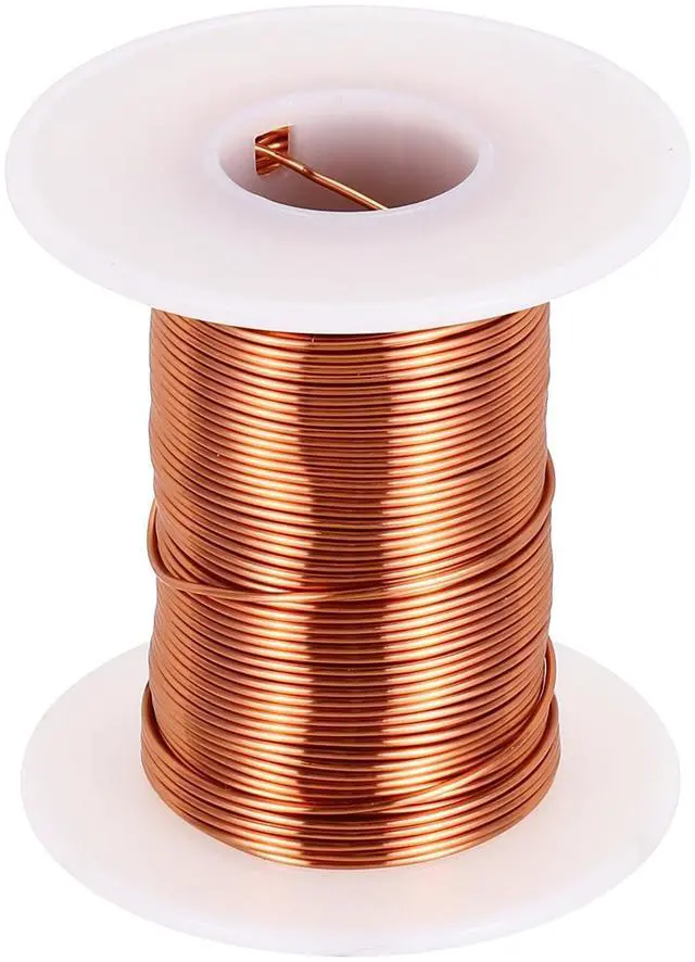 Main image of 20 AWG Magnet Wire, 20 Gauge Enameled Copper Wire, 4 oz Magnetic Coil Wire for Transformer, Motor, Electric, 155C(311F)