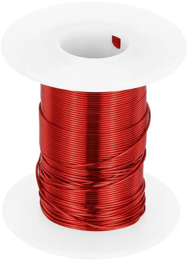 Main image of 22 AWG Magnet Wire, 22 Gauge Enameled Copper Wire, 4 oz Magnetic Coil Wire for Transformer, Motor, Electric, 155C(311F)