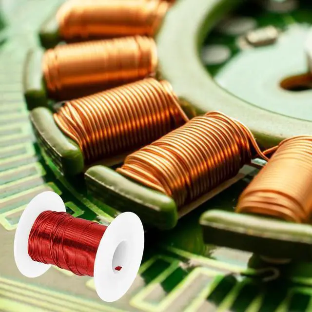 Alt view image 4 of 5 - 22 AWG Magnet Wire, 22 Gauge Enameled Copper Wire, 4 oz Magnetic Coil Wire for Transformer, Motor, Electric, 155C(311F)