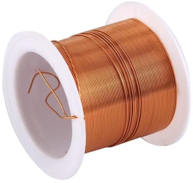 Alt view image 2 of 7 - 0.5mm Copper Wire,10m Enameled Magnet Wire High Temperature Resistant Wire for Transformer Generators Inductor (Random Scroll Color)