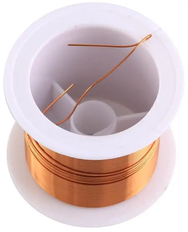 Alt view image 4 of 7 - 0.5mm Copper Wire,10m Enameled Magnet Wire High Temperature Resistant Wire for Transformer Generators Inductor (Random Scroll Color)