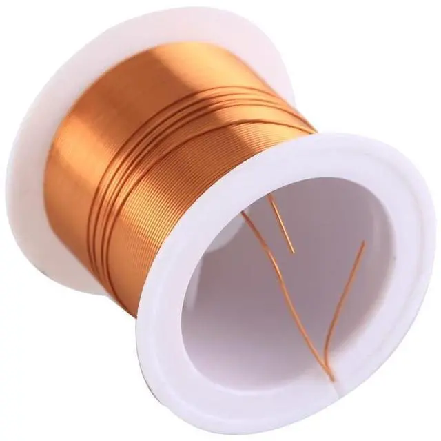 Alt view image 5 of 7 - 0.5mm Copper Wire,10m Enameled Magnet Wire High Temperature Resistant Wire for Transformer Generators Inductor (Random Scroll Color)