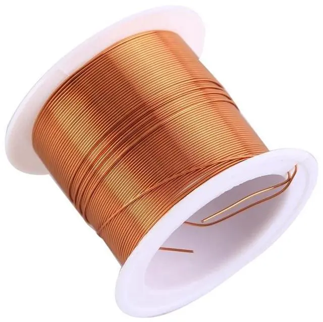Alt view image 6 of 7 - 0.5mm Copper Wire,10m Enameled Magnet Wire High Temperature Resistant Wire for Transformer Generators Inductor (Random Scroll Color)