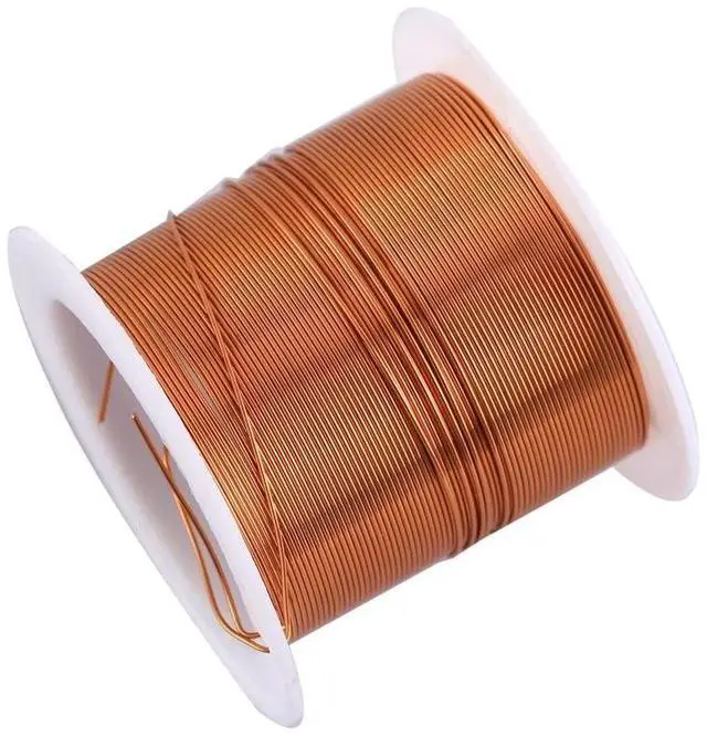 Alt view image 3 of 7 - 0.5mm Copper Wire,10m Enameled Magnet Wire High Temperature Resistant Wire for Transformer Generators Inductor (Random Scroll Color)