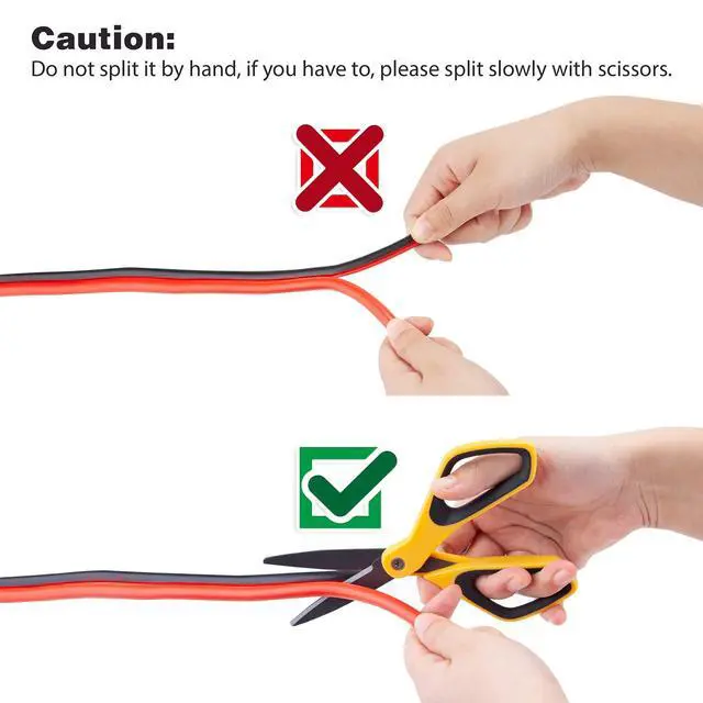 Alt view image 3 of 6 - 8 Gauge 12 Feet Jumper Cable Heavy Duty Booster Cables with Carry Bag