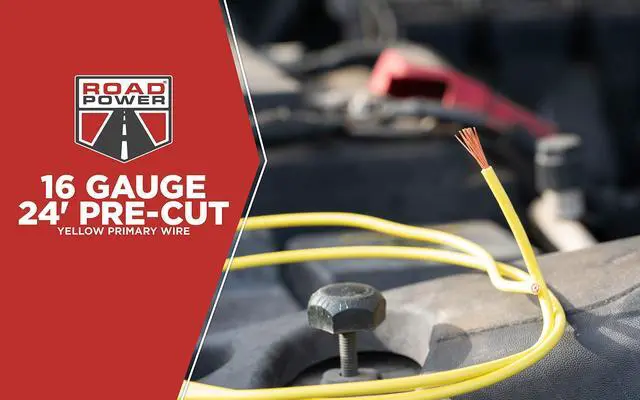 Alt view image 2 of 7 - 16-1-14 16-Gauge 24-Foot Automotive Copper Wire, Yellow