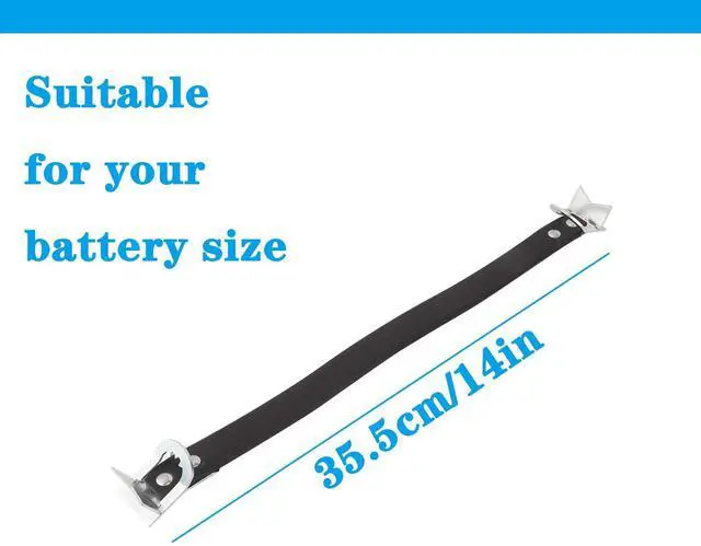 Alt view image 2 of 5 - Battery Carrier Strap,Car Battery Carrier Strap,Battery Lifting Strap,Metal Heavy Duty Battery Strap,Vehicle Battery Side Lift Belt,Universal for SUV,Truck,RV