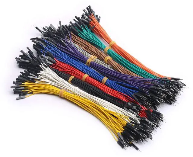 Main image of Dupont Wire Jumper Cable Ribbon Multicolored 50pin 50PCS 20cm Male to Female Compatible with Ar-duino Breadboard SMT32 Ar-duino Raspberry Pi