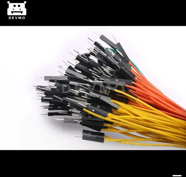 Alt view image 3 of 3 - Dupont Wire Jumper Cable Ribbon Multicolored 50pin 50PCS 20cm Male to Female Compatible with Ar-duino Breadboard SMT32 Ar-duino Raspberry Pi