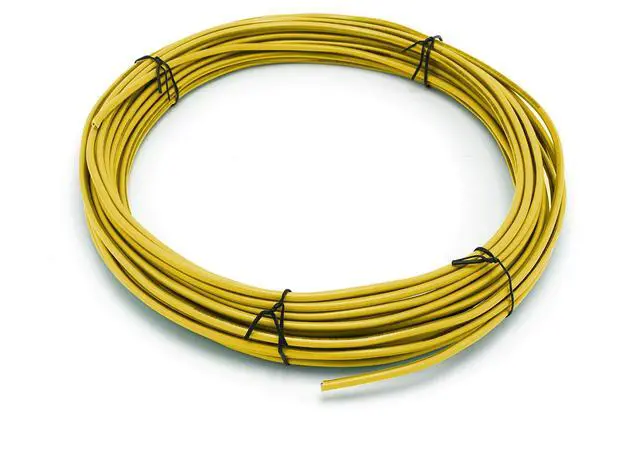 Main image of 12 AWG Insulated Solid Copper THHN/THWN Wire 25 FT - 12 Gauge Ground Wire for Electrical Grounding in Residential, Commercial, Industrial Buildings - 25 Feet (7 Meters), Yellow