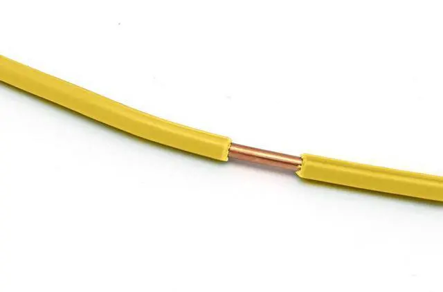 Alt view image 3 of 7 - 12 AWG Insulated Solid Copper THHN/THWN Wire 25 FT - 12 Gauge Ground Wire for Electrical Grounding in Residential, Commercial, Industrial Buildings - 25 Feet (7 Meters), Yellow