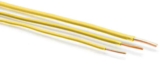 Alt view image 7 of 7 - 12 AWG Insulated Solid Copper THHN/THWN Wire 25 FT - 12 Gauge Ground Wire for Electrical Grounding in Residential, Commercial, Industrial Buildings - 25 Feet (7 Meters), Yellow