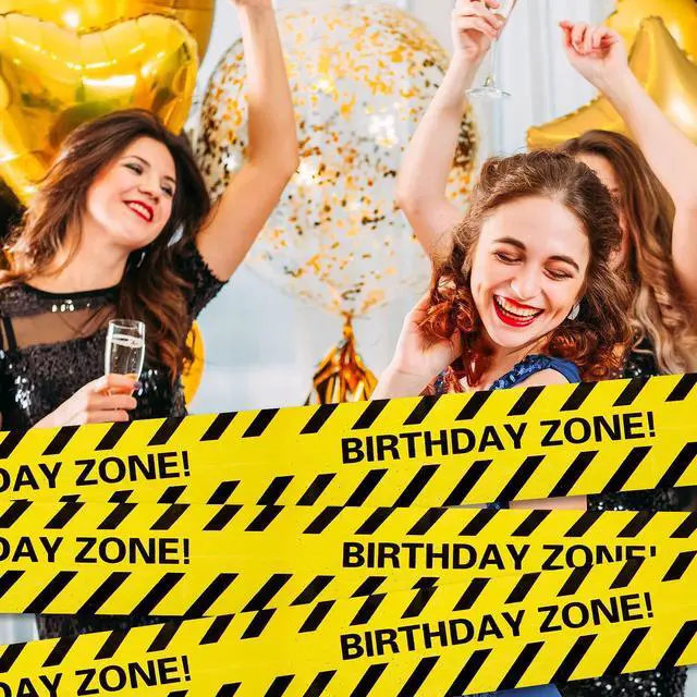 Alt view image 6 of 7 - 2 Rolls 132 Feet Construction Party Tape Themed Caution Tape for Birthday Party Supplies Construction Decorations(Classic Style)