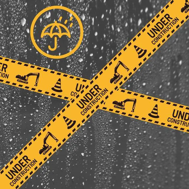 Alt view image 4 of 7 - 2 Rolls Under Construction Party Tape, 98 Feet x 3 Inch No Sticky Construction Theme Caution Banner Birthday Party Favors Decor for Classroom Home Work Zone Photo Prop Supplies