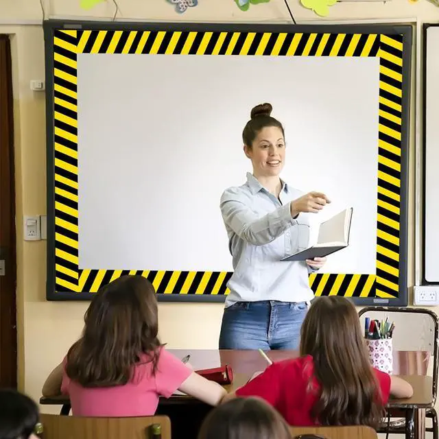 Alt view image 7 of 7 - Construction Theme Bulletin Board Borders Trim for Classroom Decoration 36 Feet
