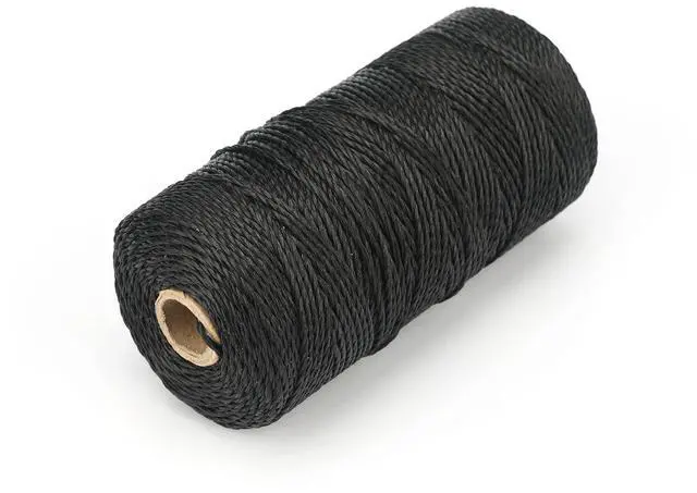 Main image of 426 Feet Black Nylon Twine #36 Mason Nylon String Line, Gardening Nylon String, Durable Twisted Construction String Building Line for Climbing Plants, Gardening, Crafting