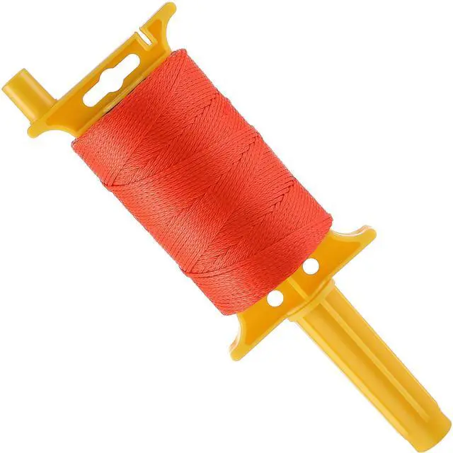 Main image of Mason String Line Reel with 10 String Line Level Kit, 540FT #18 Braided Nylon Mason String-line for Masonry Tools, Construction, Gardening, DIY(Orange)