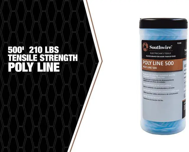 Alt view image 4 of 5 - PL500 Ligne Poly Line 210lb tensile strength, 500 ft