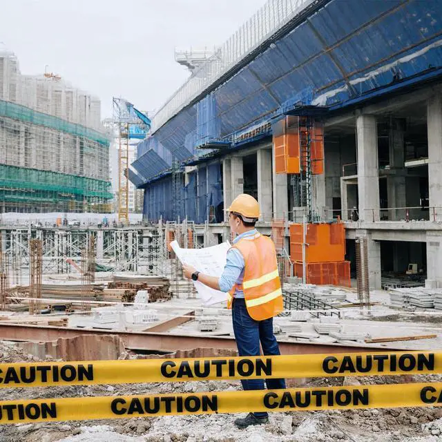Alt view image 7 of 7 - Yellow Caution Tape Roll - 3 x 1000 ft - Tear Resistant Polyethylene - High Visibility Black Text, Non Adhesive - Ideal Use for Decoration, Construction & Worksites