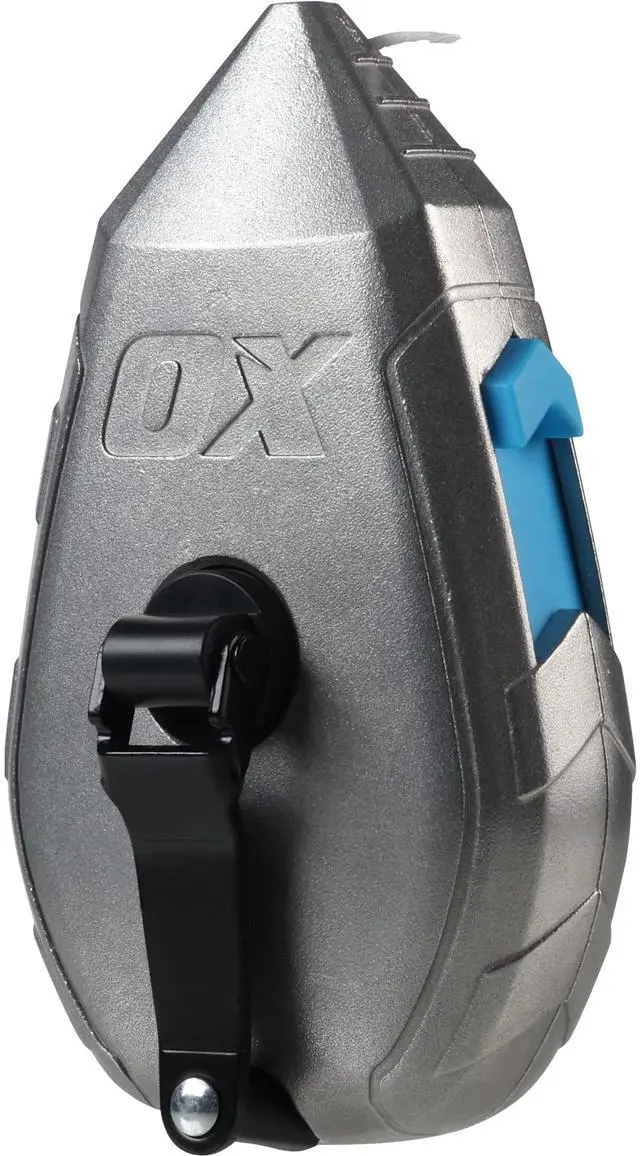 Main image of Tools Contractor 100ft Chalk Line Tool Aluminum Construction Steel Crank & 1:1 Gear Ratio and Cotton and Nylon Basic Fine Line Marking Tool Professional Grade Chalk Box OX-T630501