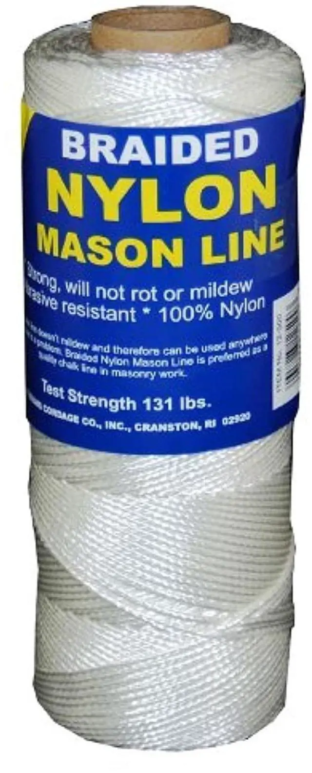 Main image of 12-500 Number-1 Braided Nylon Mason Line, White, 500-Feet