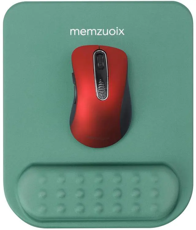Main image of Teal Ergonomic Mouse Pad with Wrist Rest Support,Premium Memory Foam Cushioning for Pain Relief, Non-Slip PU Base for Stable Smooth Control - Perfect for Laptop, Computer, and Home Office