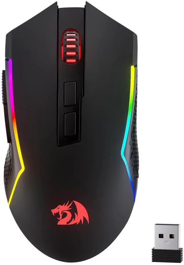 Main image of M693 LIT Wireless Gaming Mouse, 12800 DPI Mice w/ 3-Mode Connection, BT & 2.4G Wireless, 7 Macro Buttons, Reliable Power Capacity for PC/Mac/Laptop