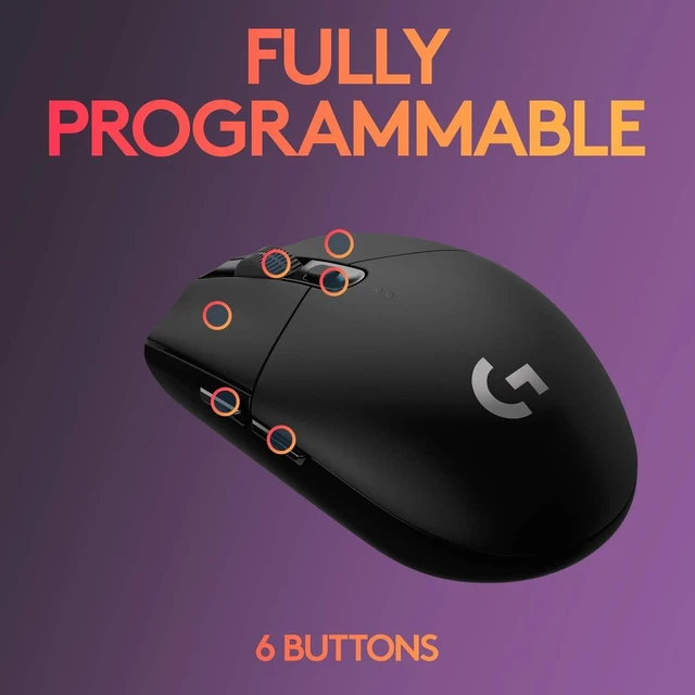 Alt view image 6 of 7 - G305 LIGHTSPEED Wireless Gaming Mouse
