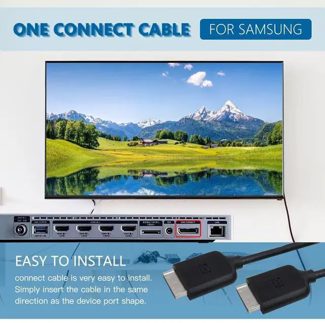 Alt view image 6 of 6 - BN39-02210A BN39-02210C TV One Connect Cable Fit for Samsung TV UE78KS9080TXZG, UE78KS9090TXZG, UE78KS950OLXXH, UE78KS950OLXXN, UE78KS9500TXSQ, UE78KS9500TXTK, UE78KS950OTXXC