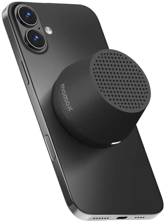 Main image of Mini Portable Bluetooth Speaker - Magnetic Waterproof Speaker with Balanced Sound, 12H Playtime, Indoor Speaker True Wireless Stereo Pairing for Home, Bedroom, Bathroom, Gift Ideas, Black