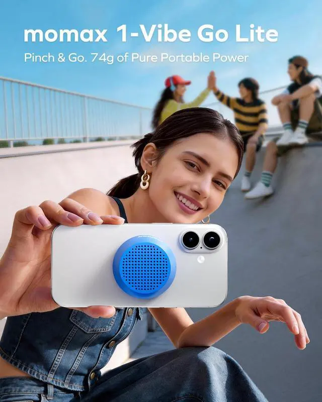Alt view image 4 of 7 - Mini Portable Bluetooth Speaker - Magnetic Waterproof Speaker with Balanced Sound, 12H Playtime, Indoor Speaker True Wireless Stereo Pairing for Home, Bedroom, Bathroom, Gift Ideas, White