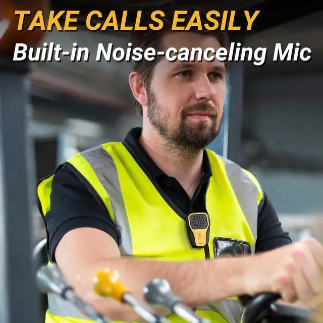 Alt view image 5 of 7 - Wearable Bluetooth Speaker, Clip-on Wireless Portable Speakers, IP67 Waterproof Clip Speaker, Built-in Mic for Hands-Free Music/Calls, Mini Speaker for Work/Home/Outdoor(Yellow)