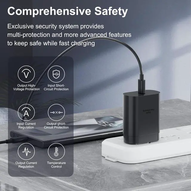 Alt view image 3 of 7 - Samsung USB-C Super Fast Charging Power Adapter,25W PD Charger Block for Samsung Galaxy S26/S26 Ultra/S26+/S25 Ultra/S25/S25+/S24 Ultra/S24/S24+/S23 Ultra/S23/S23+/S22/S22 Ultra/S22+(2 Pack)