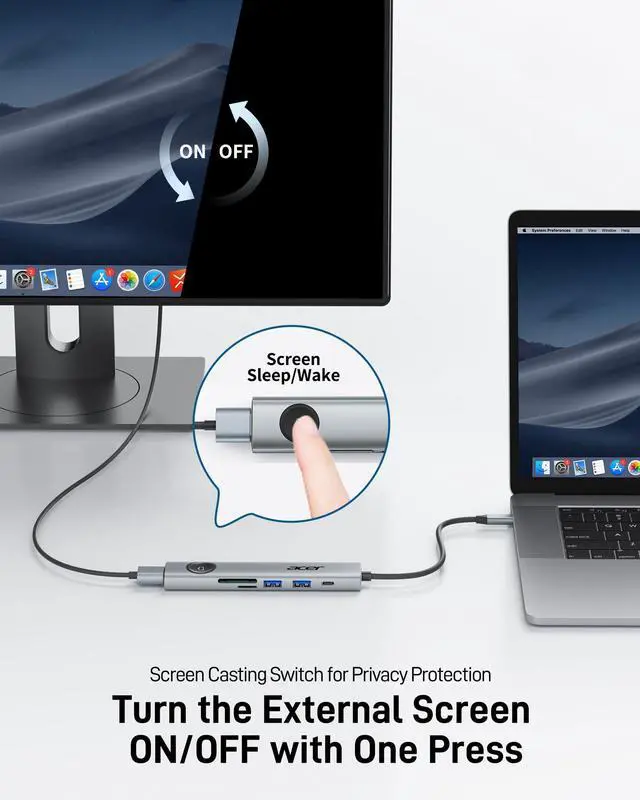 Alt view image 6 of 7 - 7 in 1 USB C Hub Multiport Adapter, USB C to HDMI Adapter 4K@60Hz, 100W PD, 2 USB A 3.1 + Type-C 3.1 5Gbps Data, SD Card Reader, USBC Hub HDMI Compatible with Laptop, Macbook Neo, iphone 17/16/15