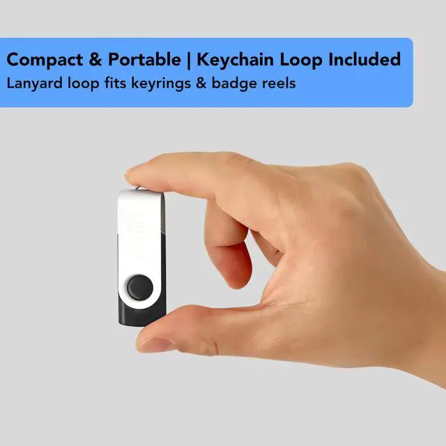 Alt view image 5 of 7 - 16GB USB 2.0 Flash Drive 10 Pack | Swivel Thumb Drives with 31 Labels | Gift-Ready Packaging for Corporate Events, Office & Team Distributions (Black)
