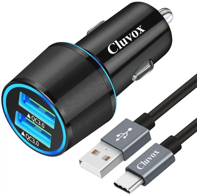 Main image of 36W Fast USB Car Charger for Samsung A57/A56/A55/A37/A17/A16/A36 Android