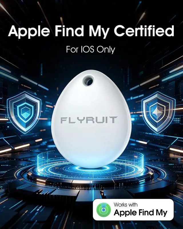 Alt view image 2 of 7 - Air Tracker Tags-4 Pack, iOS Only, Apple Find My Certified, Luggage Tracker | Smart Bluetooth Tracking, Key Finder Items Locator for iPhone, Travel Cruise Essentials, Wallet, Backpack, Car, Bike