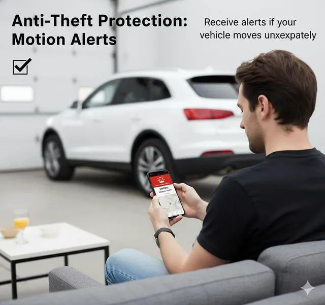 Alt view image 6 of 6 - Real-Time Vehicle Tracker with Magnetic Mount, Compatible with Apple Find My (iOS Only)