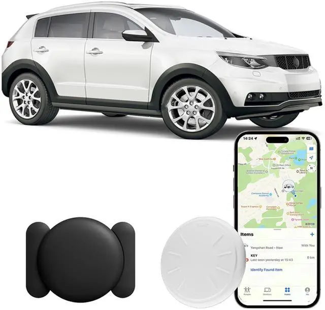 Main image of GPS Tracker for Vehicles, Real-Time Car Tracker No Monthly Fee, Tracker Device for Vehicles Work with Find My (iOS Only), Magnetic Mini Car Tracker Device Hidden with Waterproof Case