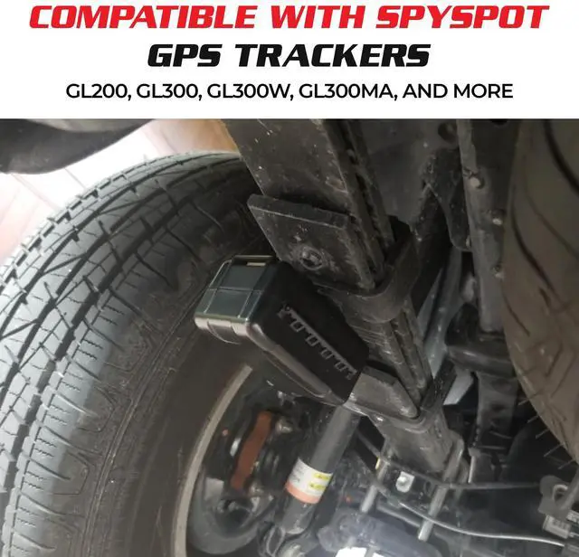 Alt view image 5 of 7 - Magnetic GPS Tracker Case - Weatherproof Magnetic Mount Lock Box for GPS Trackers & Spare Keys - Compatible with GL200, GL300, GL300W, GL300MA, GL320MG - Discreet Under-Vehicle Mount