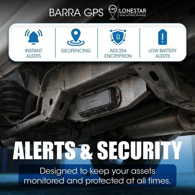 Alt view image 3 of 7 - Barra GPS 4G & 5G GPS Tracker for Vehicles, Trucks, Trailers & Assets, Long Battery Life, Rugged IP68 Waterproof, Tamper Alerts, Adaptive Real-Time Tracking (Low Cost Subscription)