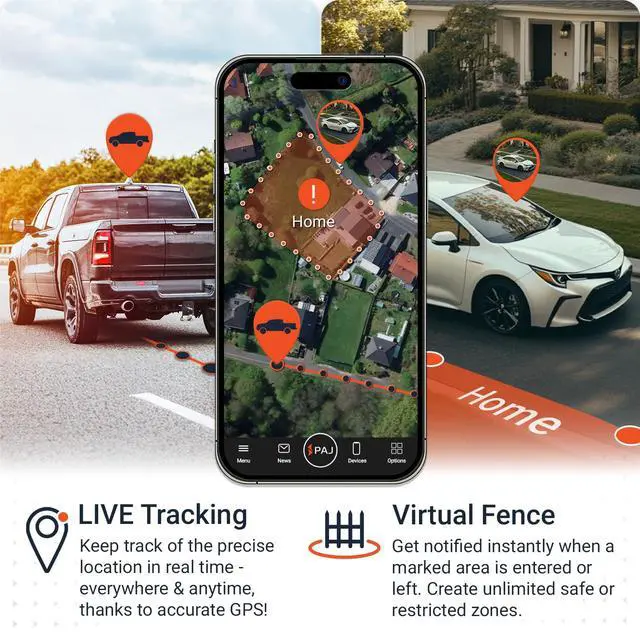 Alt view image 2 of 7 - PAJ USB 4G Mini GPS Tracker for Cars & Trucks with SOS Button | Live App Tracking - Real-Time Vehicle Tracking - Cigarette Lighter Port - 12V Plug-in - Subscription Required