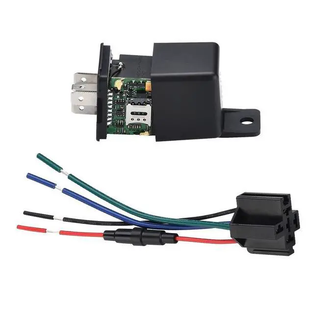 Alt view image 7 of 7 - 4G GPS Tracker for Vehicles,Vehicle Device Locator Car Relay Tracker Real Time ST-907L Hidden Location Device with No Monthly Fee Tracking System for Car Motorcycle Truck Taxi