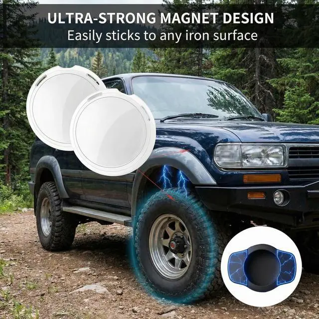 Alt view image 3 of 7 - 2 Pack GPS Tracker for Vehicles with Magnetic Case Work with Apple Find My(iOS Only) Waterproof Global Real-Time Location Tracking Hidden Car Device Bluetooth Finder No Fee or Subscription Required