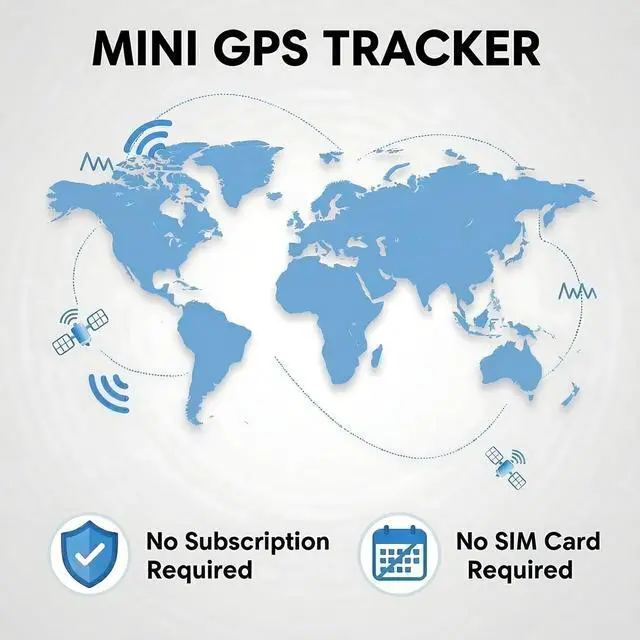 Alt view image 7 of 7 - 2 Pack GPS Tracker for Vehicles with Magnetic Case Work with Apple Find My(iOS Only) Waterproof Global Real-Time Location Tracking Hidden Car Device Bluetooth Finder No Fee or Subscription Required