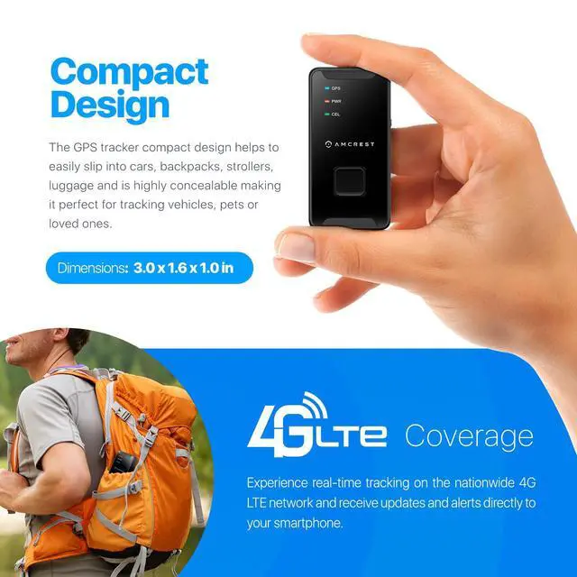 Alt view image 5 of 7 - GPS GL300 GPS Tracker for Vehicles (4G LTE) - Portable Mini Hidden Real-Time GPS Tracking Device for Vehicles, Cars, Kids, Pets, Assets, Text/Email/Push Alerts, Twin Magnet Weatherproof Case