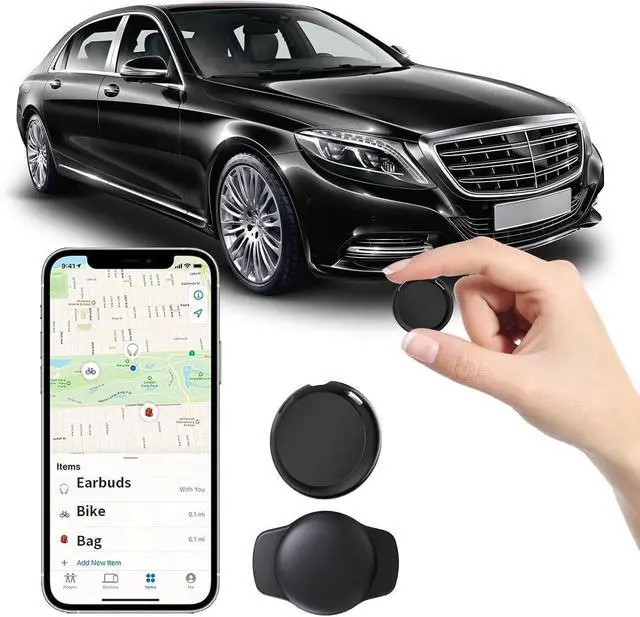 Main image of No Subscription GPS Tracker for Vehicles Work with Find My(iOS Only) Real Time Mini Tracker Tags Global Coverage Hidden Car Location Tracking Tags Device with Magnetic Case No Monthly Fee Required