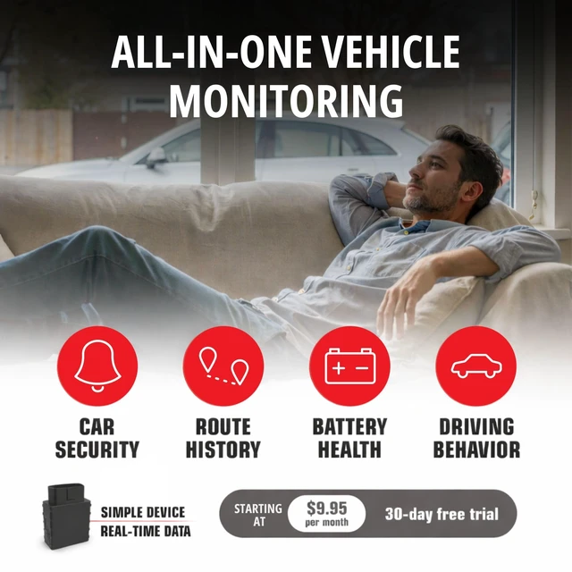 Alt view image 5 of 7 - Anti Theft Car Device - Real Time 4G Car Tracker & Car Alarm System. Comes with Device & Phone App. Tracks Your Car in Real Time & Notifies You Immediately of Suspicious Behavior.OBD Plug&Play