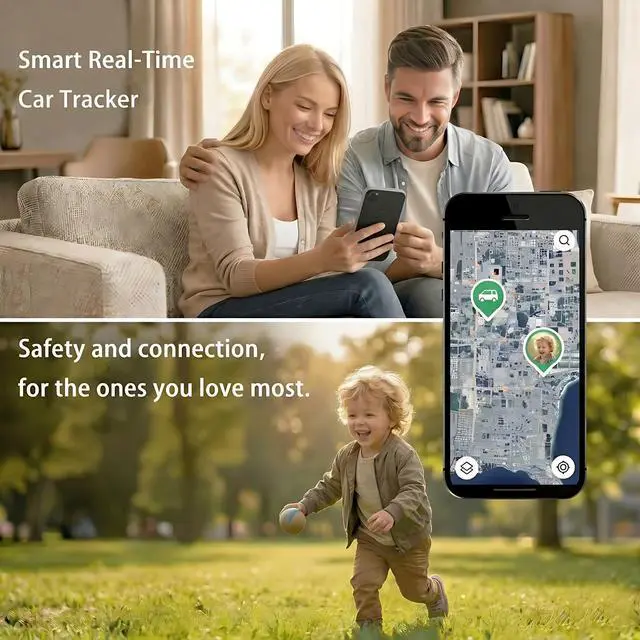 Alt view image 3 of 7 - 2 Pack GPS Tracker for Vehicles with Magnetic Case Global Real-Time Bluetooth Tracking Device for Cars Hidden Work with Apple Find My (iOS Only) Waterproof No Fee No Subscription No SIM Card Required