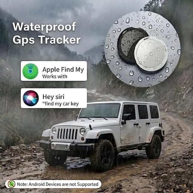 Alt view image 5 of 7 - 2 Pack GPS Tracker for Vehicles with Magnetic Case Global Real-Time Bluetooth Tracking Device for Cars Hidden Work with Apple Find My (iOS Only) Waterproof No Fee No Subscription No SIM Card Required